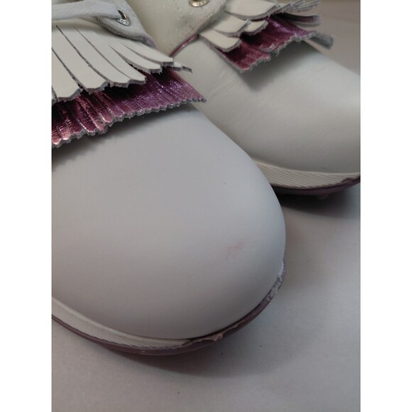 DUCA DEL COSMA Golf Shoes Women Size 9 Pink/Purple/Glitter - Picture 11 of 12
